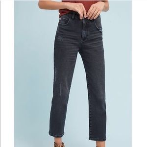 Anthropologie pilcro relaxed straight ankle Jean